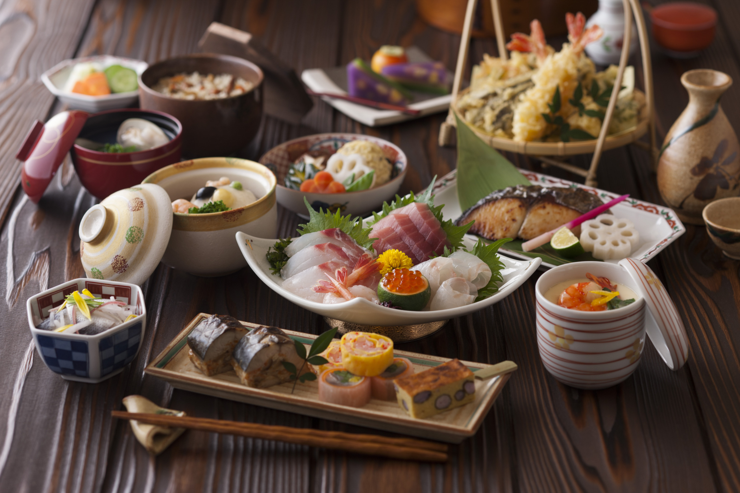 海産物の食事イメージ