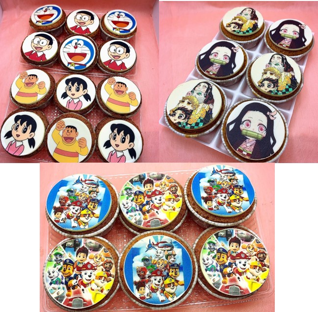 すみっコぐらし誕生日ケーキを通販オーダーできるお店 キャラクターフォトカップケーキ