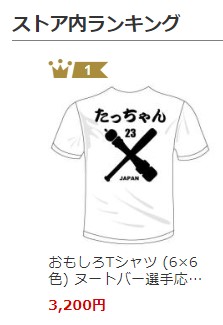 たっちゃんTシャツ販売中!欲しい人のための通販店④「河内国(かわちのくに)製作所」