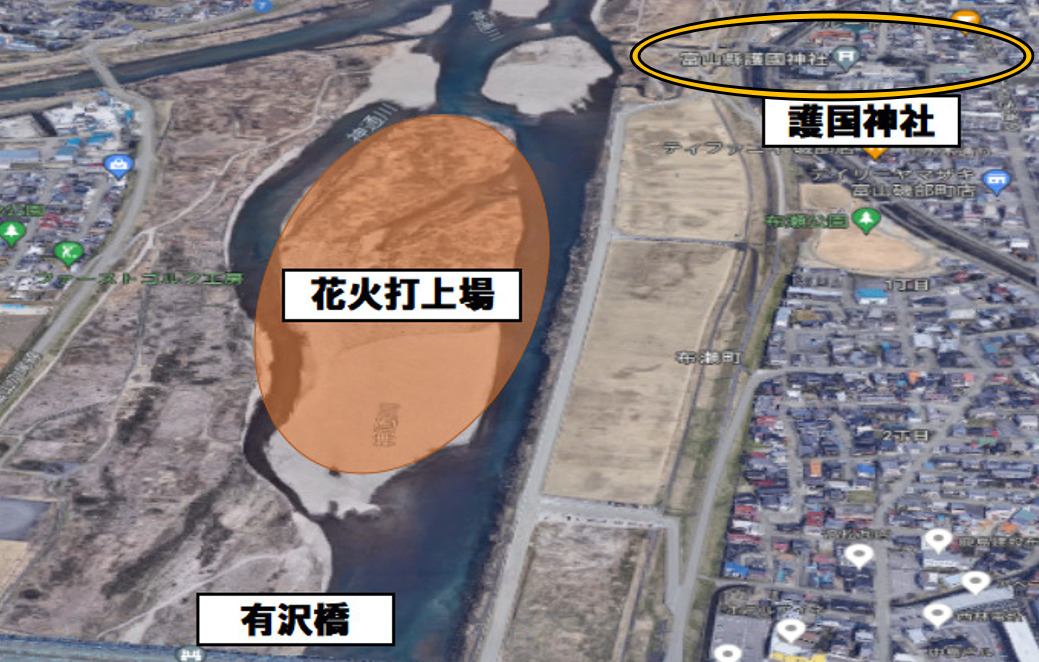 2023:北日本新聞納涼花火 富山会場穴場③ 護国神社