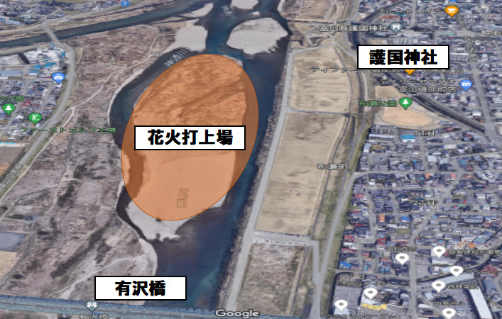 2023:北日本新聞納涼花火(富山会場)穴場や駐車場情報
