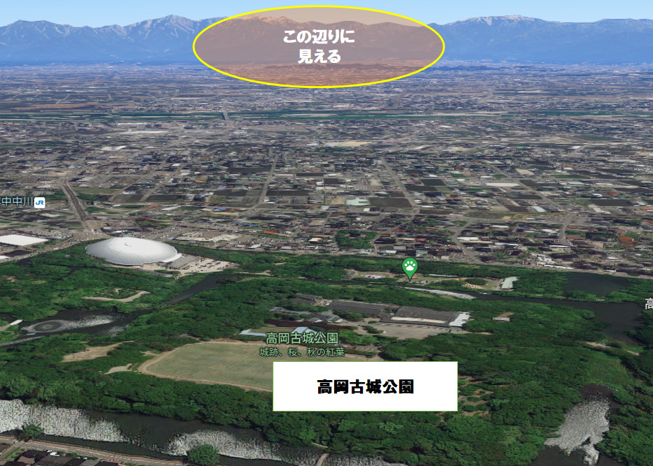 2023:北日本新聞納涼花火 高岡会場 穴場②高岡古城公園