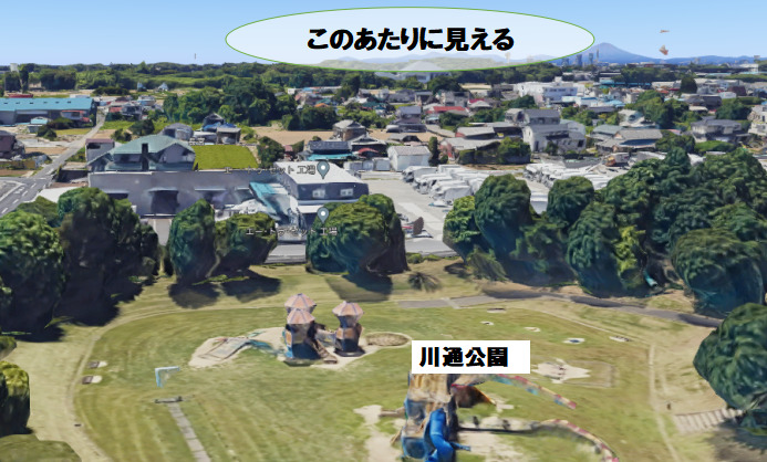2023さいたま市花火大会 岩槻文化公園会場 穴場④川通公園