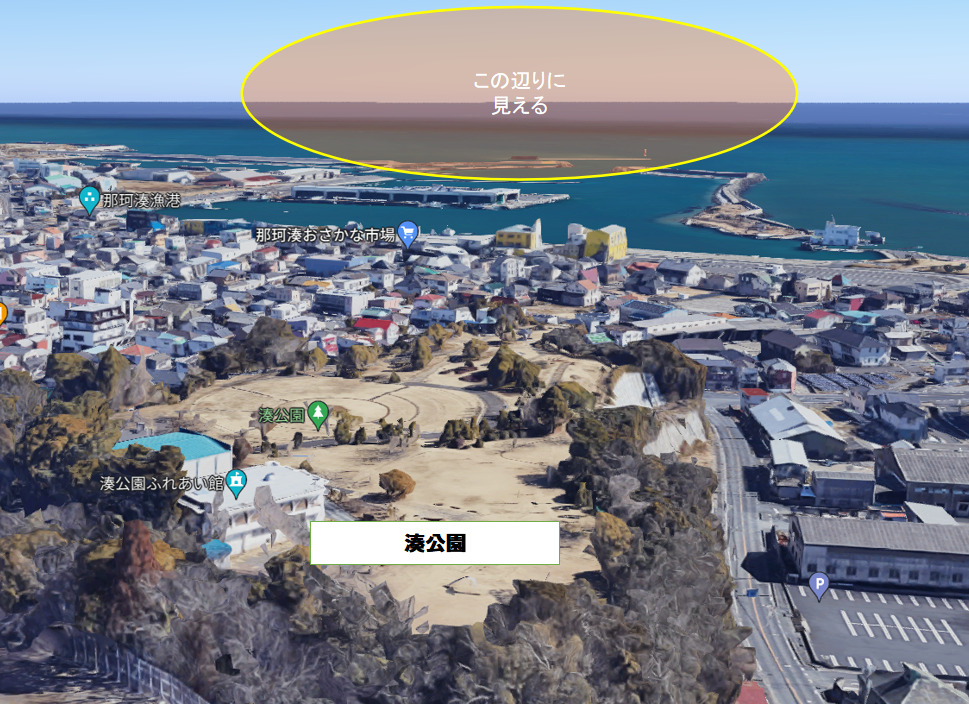 2023:那珂湊海上花火大会 穴場③湊公園