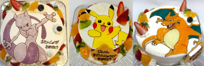 カトルセゾン菓子夢(かしむ)：ポケモンの立体ケーキもイラストケーキも注文できる！